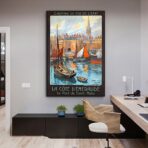 poster vintage saint malo
