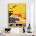 poster vintage saint tropez