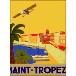 poster vintage saint tropez