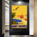 poster vintage saint tropez