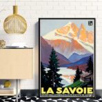 poster vintage savoie
