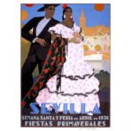 poster vintage siviglia