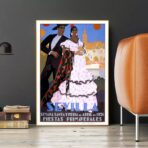 poster vintage siviglia