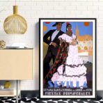 poster vintage siviglia