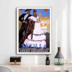 poster vintage siviglia