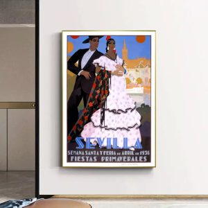 poster vintage siviglia