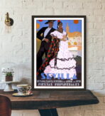 poster vintage siviglia