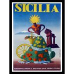 poster vintage sicilia
