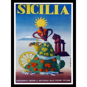 poster vintage sicilia