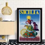 poster vintage sicilia