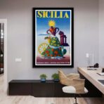 poster vintage sicilia