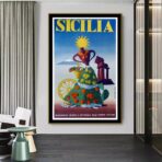poster vintage sicilia