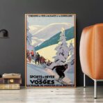 poster di sci vintage