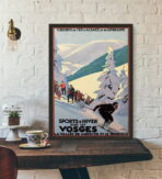 poster di sci vintage