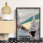 poster di sci vintage