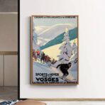 poster di sci vintage