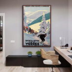 poster di sci vintage