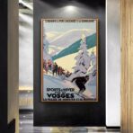 poster di sci vintage