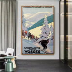 poster di sci vintage