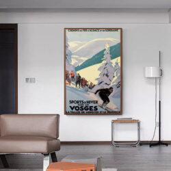 poster di sci vintage