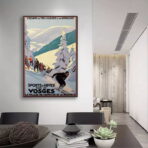 poster di sci vintage