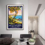poster vintage st jean de luz