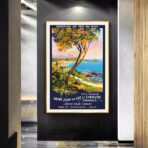 poster vintage st jean de luz