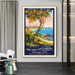poster vintage st jean de luz