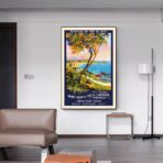 poster vintage st jean de luz