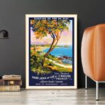 poster vintage st jean de luz