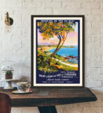 poster vintage st jean de luz