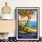 poster vintage st jean de luz
