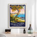 poster vintage st jean de luz