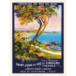 poster vintage st jean de luz