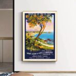 poster vintage st jean de luz