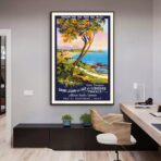 poster vintage st jean de luz