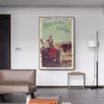 poster vintage di una localita balneare