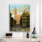 poster vintage strasburgo