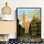 poster vintage strasburgo
