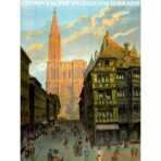 poster vintage strasburgo