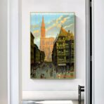poster vintage strasburgo