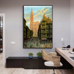 poster vintage strasburgo