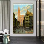poster vintage strasburgo