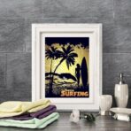 poster surf vintage