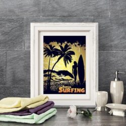 poster surf vintage