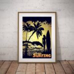 poster surf vintage