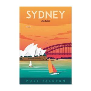 poster vintage sydney