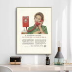 poster telefono vintage