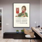 poster telefono vintage