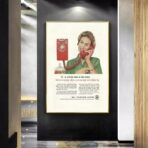 poster telefono vintage